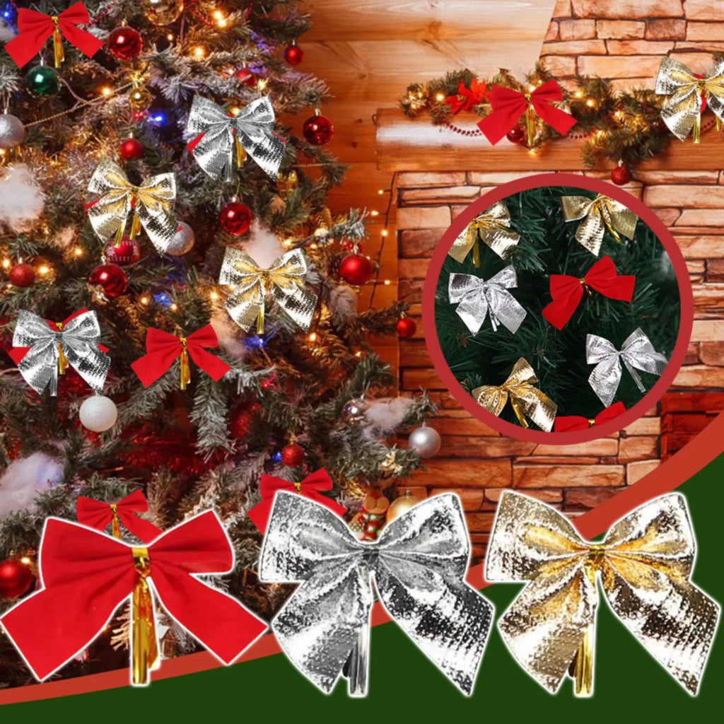 Butterfly Bow Hanging Deco for Christmas Decoration Home