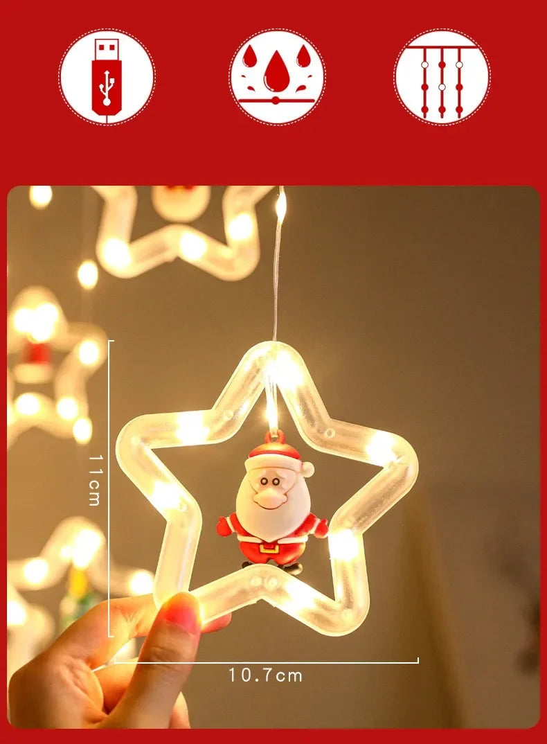Christmas Lights String Star
