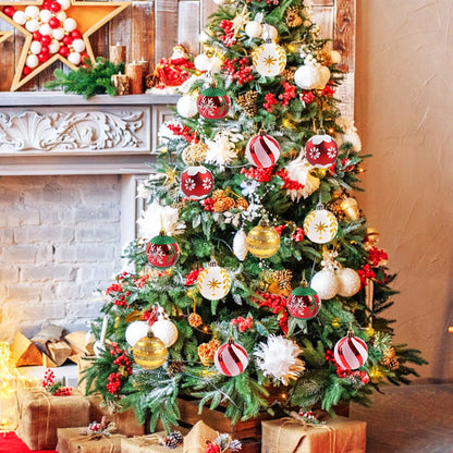 6Pcs/box 6cm Christmas Ball Ornaments