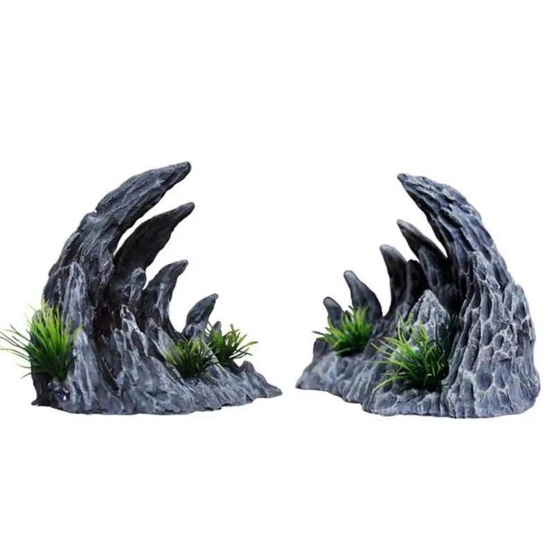 Mountain  Hiding Cave Ornaments For Aquarium Fish Tank Decoration