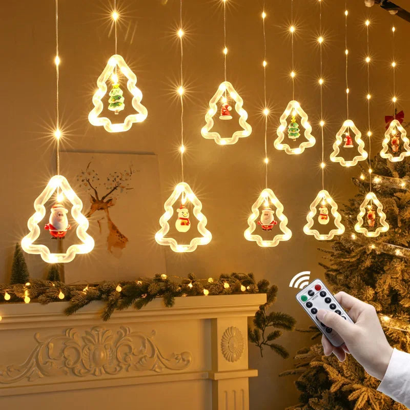 Christmas Lights String Star