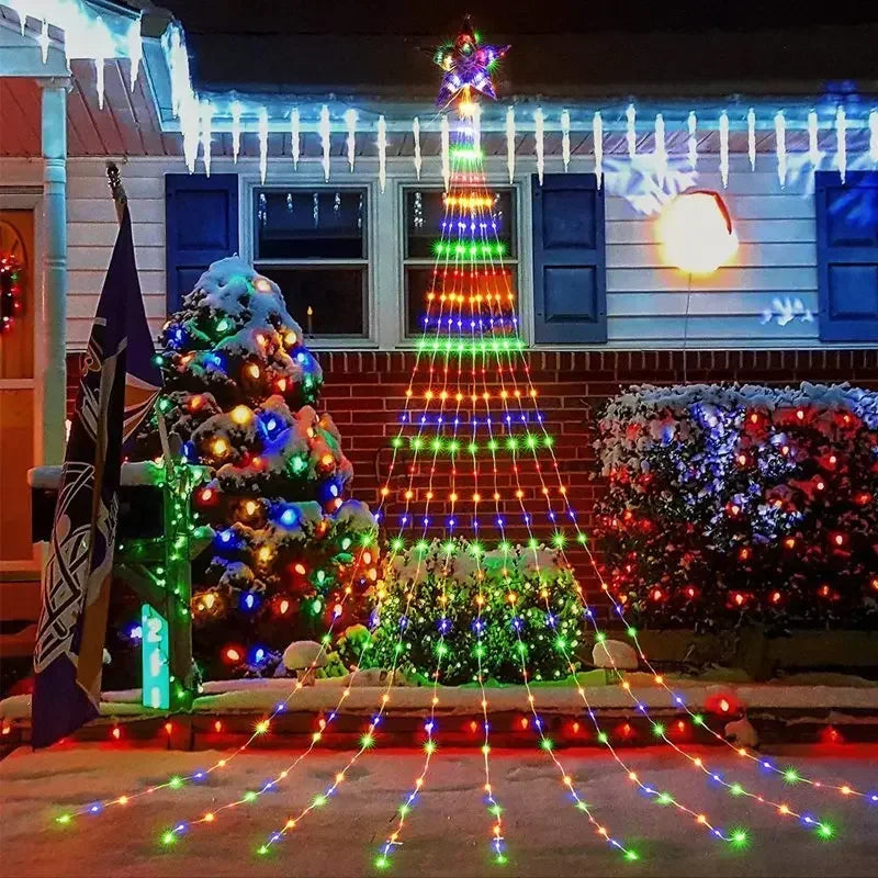 Christmas Waterfall Fairy String Lights