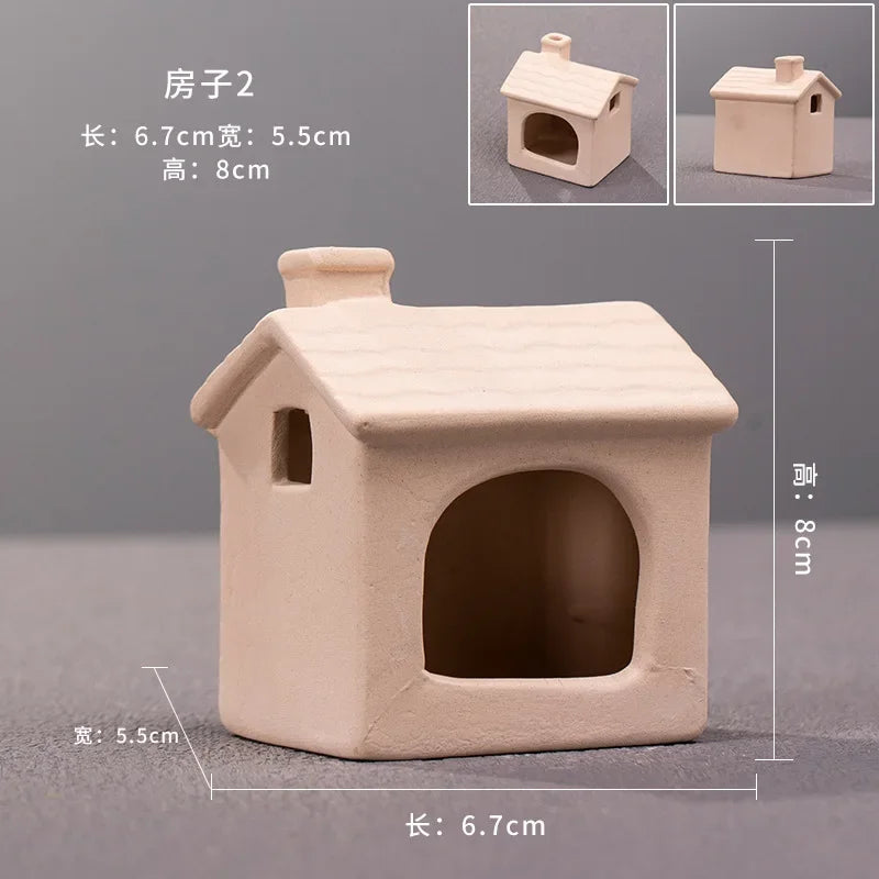 Clay Aquarium Decoration Ceramics Fish Tank Landscaping