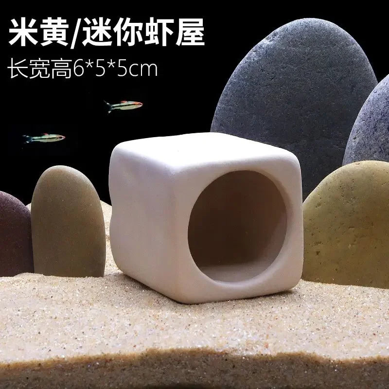 Clay Aquarium Decoration Ceramics Fish Tank Landscaping